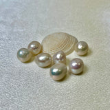 【NEW ARRIVAL-Testing】Crying Snowman (One 13mm Plus Baroque Pearl, 70% Chance Get Pure White Color)